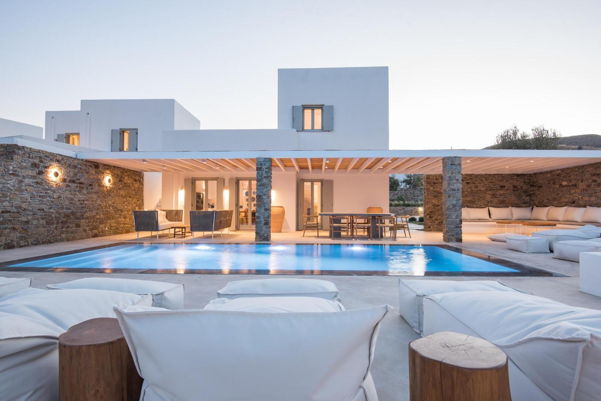 Dreamy 5 Bdr Antiparos Pool Villa エクステリア 写真